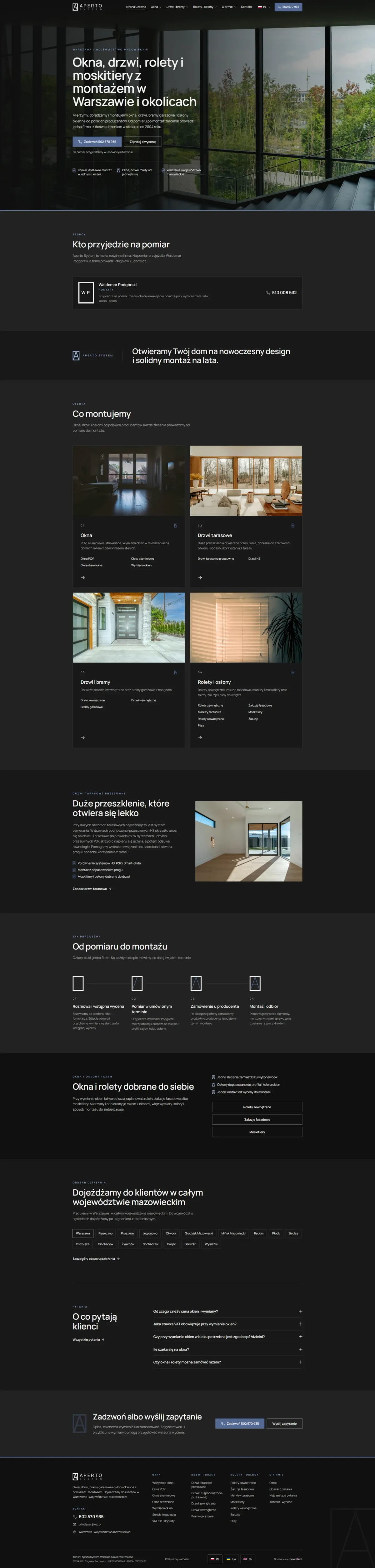 Strona internetowa - Aperto System (Inna)