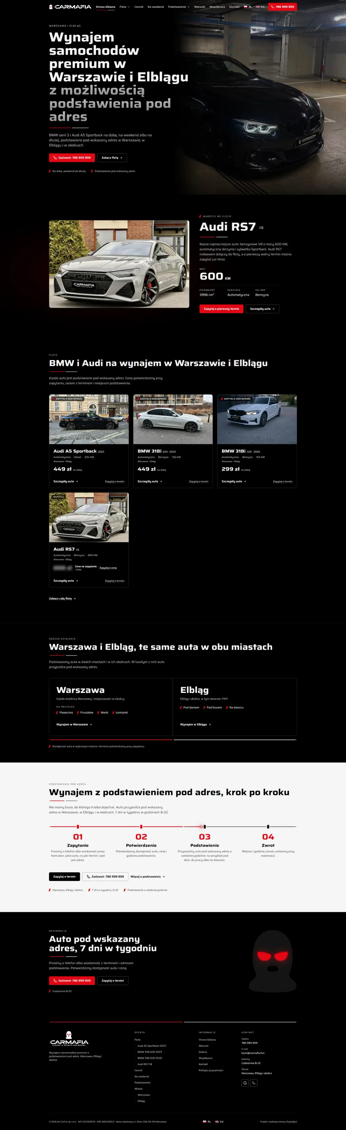 Strona internetowa - CarMafia (Inna)