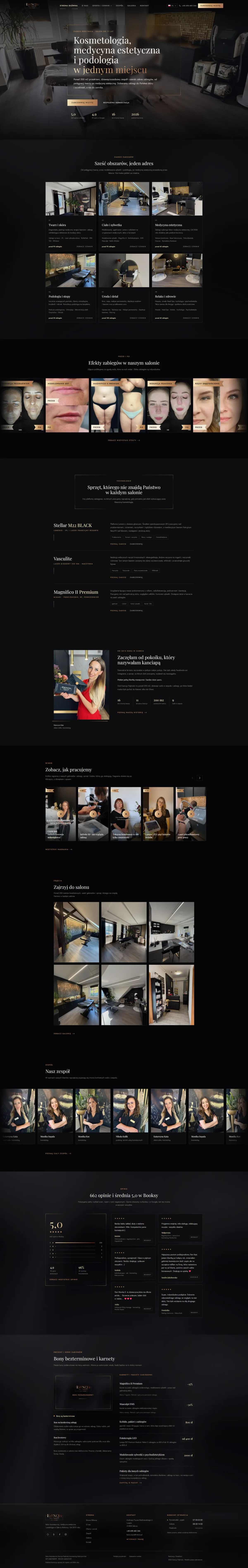 Strona internetowa - Salon kosmetyczny Esencja Piękności kosmetolog Katarzyna Kata (Beauty)